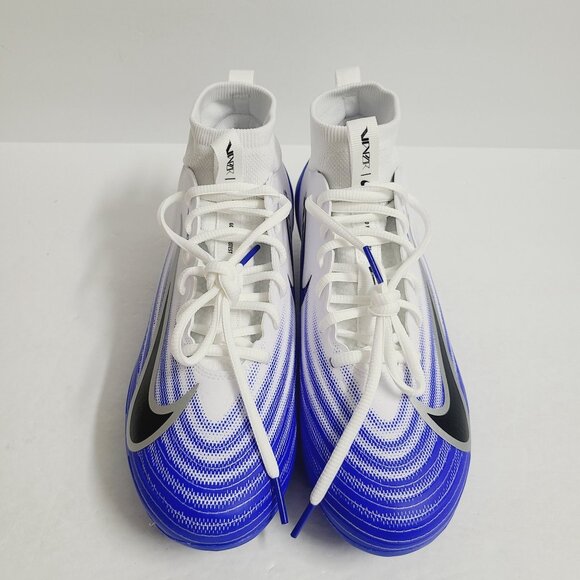 NEW Nike Air Zoom Vapor Pro 1 Football Cleats FB3298-101 Size 9 White Blue main image 4